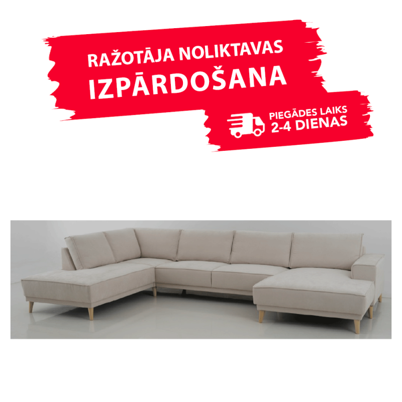 Dīvāns COPENHAGEN (U veida)(Ražotāja noliktava)